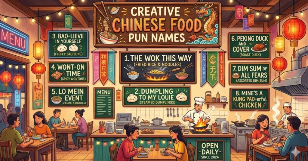 Creative Chinese Food Pun Names