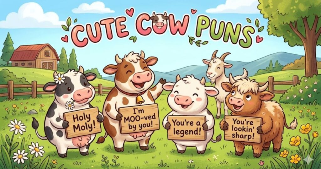 Cute Cow Puns