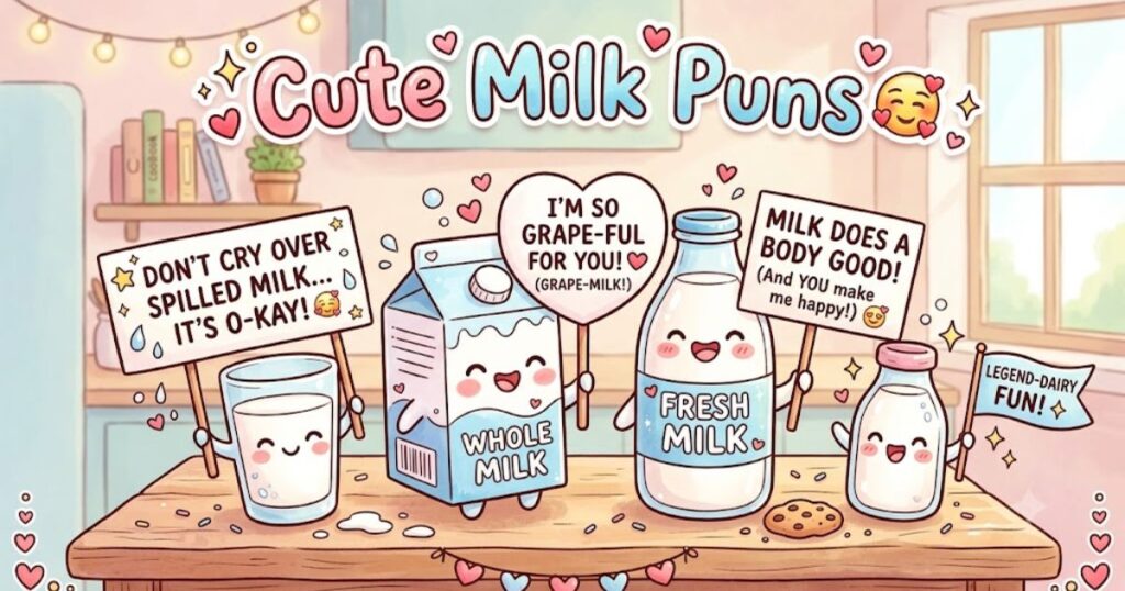 Cute Milk Puns 🥰