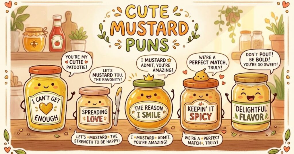 Cute Mustard Puns