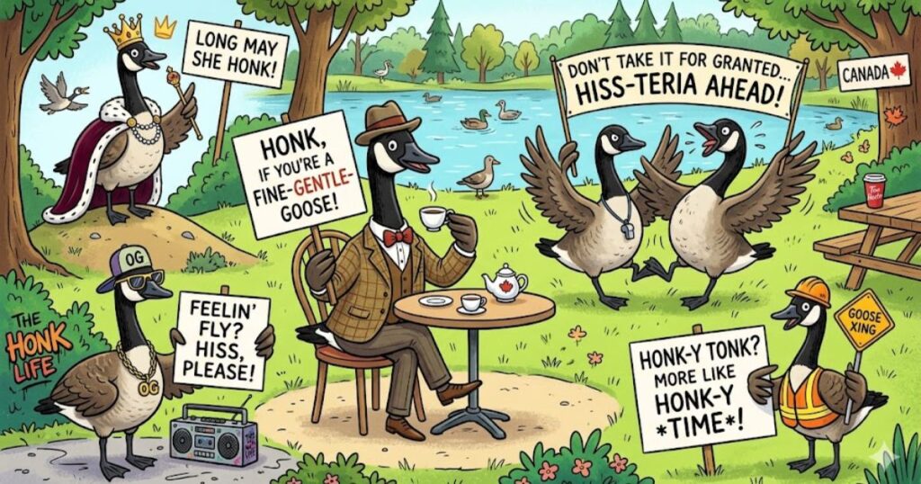 Hilarious Canadian Goose Puns