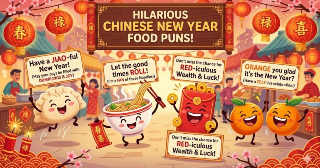 Hilarious Chinese New Year Food Puns