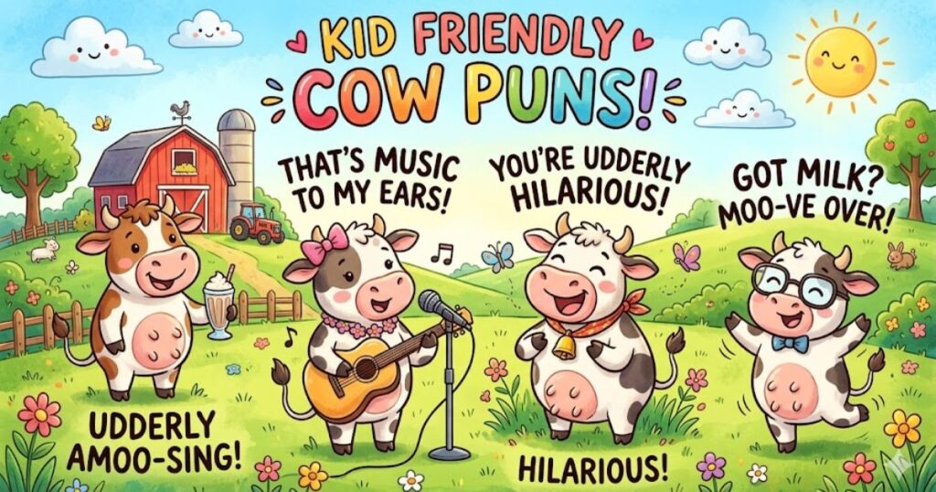 Kid Friendly Cow Puns