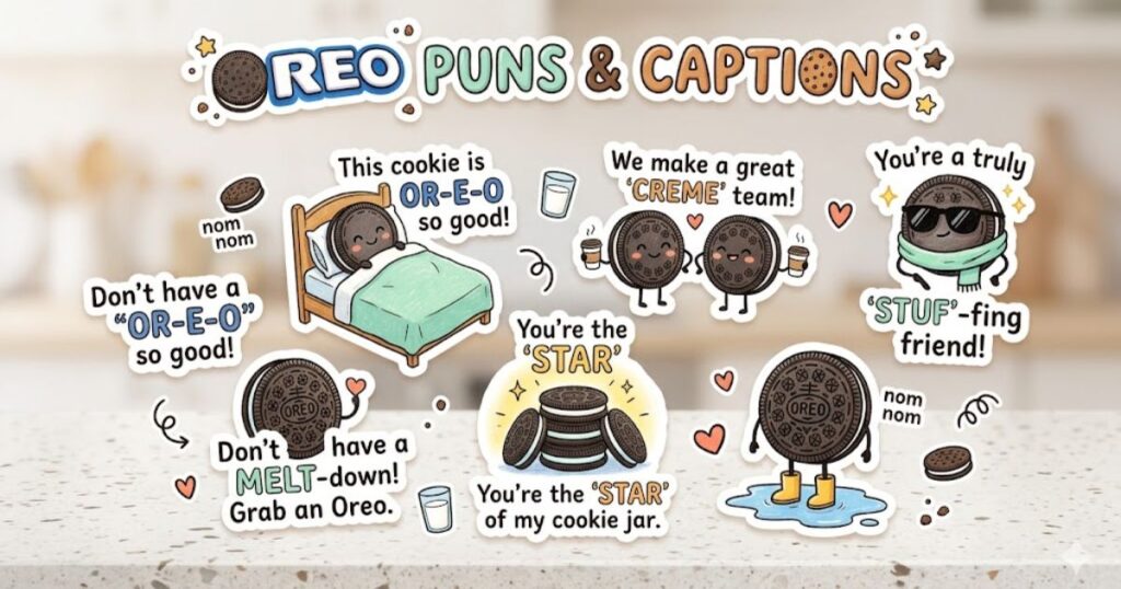 Oreo Puns Captions