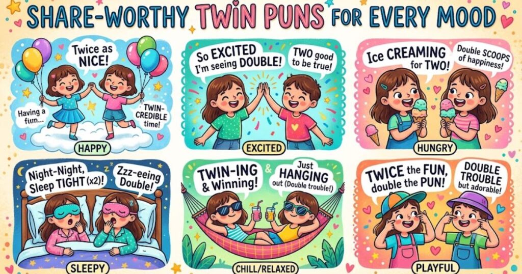 Share Worthy Twin Puns for Every Mood
