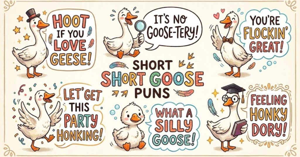 Short Goose Puns