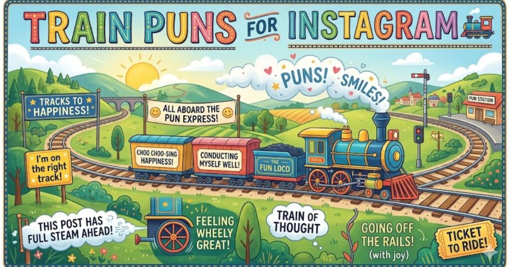 Train Puns for Instagram 🚂