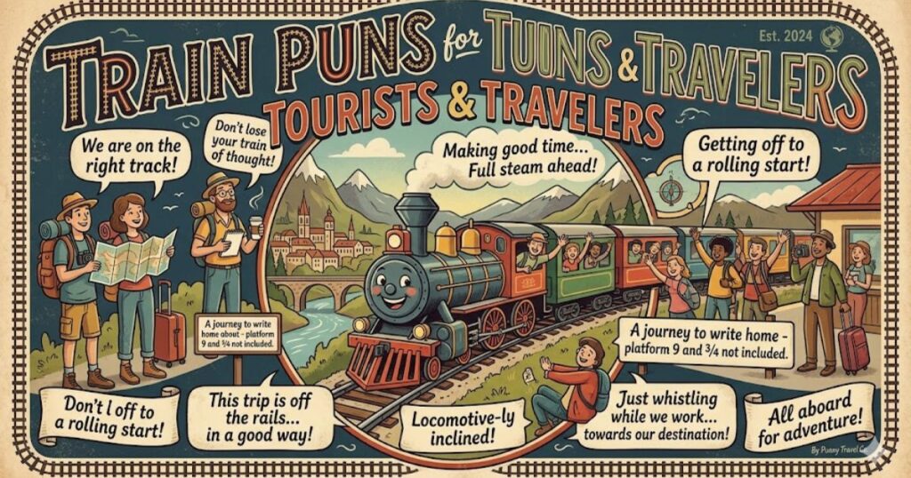Train Puns for Tourists and Travelers