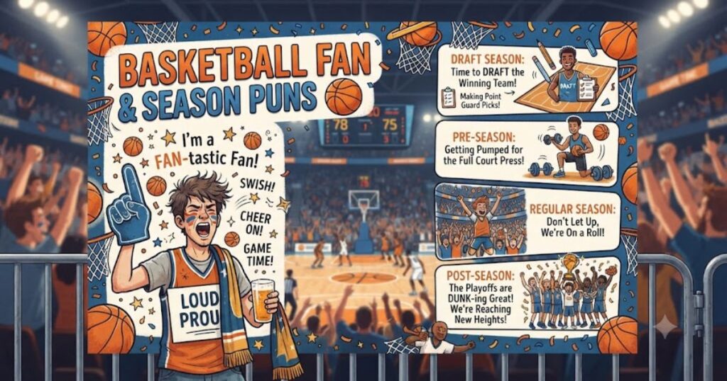 Basketball Fan & Season Puns