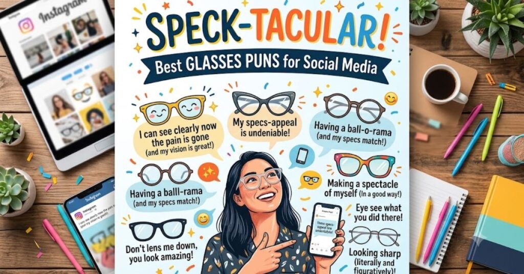 Best Glasses Puns for Social Media