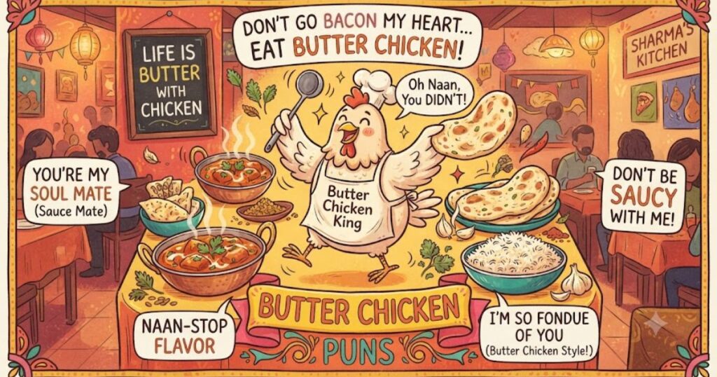 Butter Chicken Puns