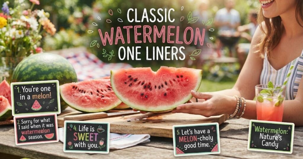Classic Watermelon One Liners