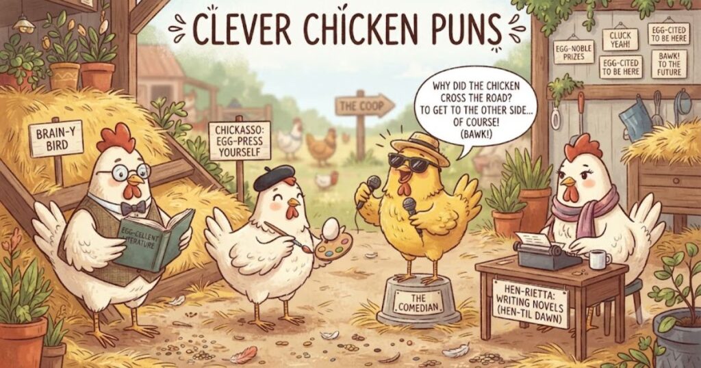 Clever Chicken Puns