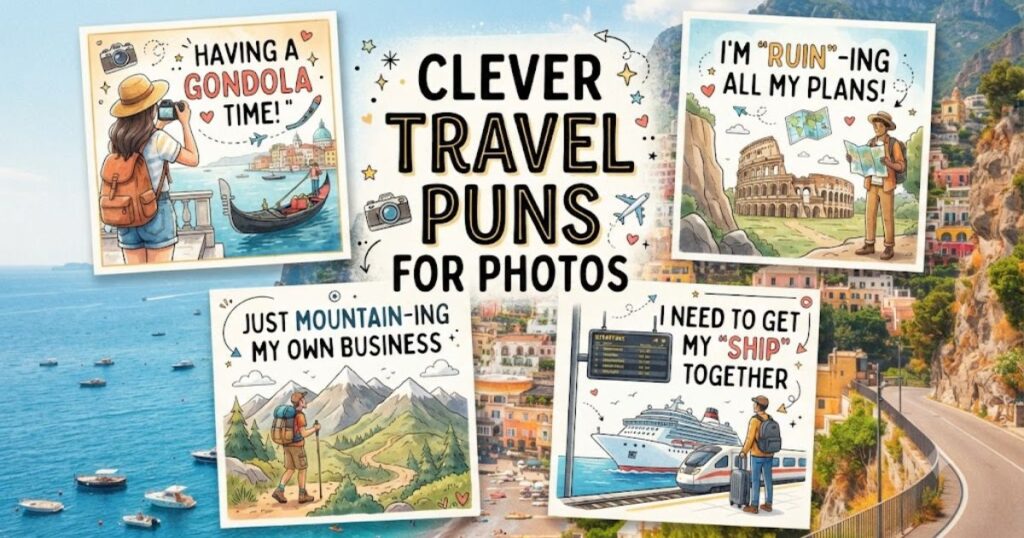 Clever Travel Puns for Photos