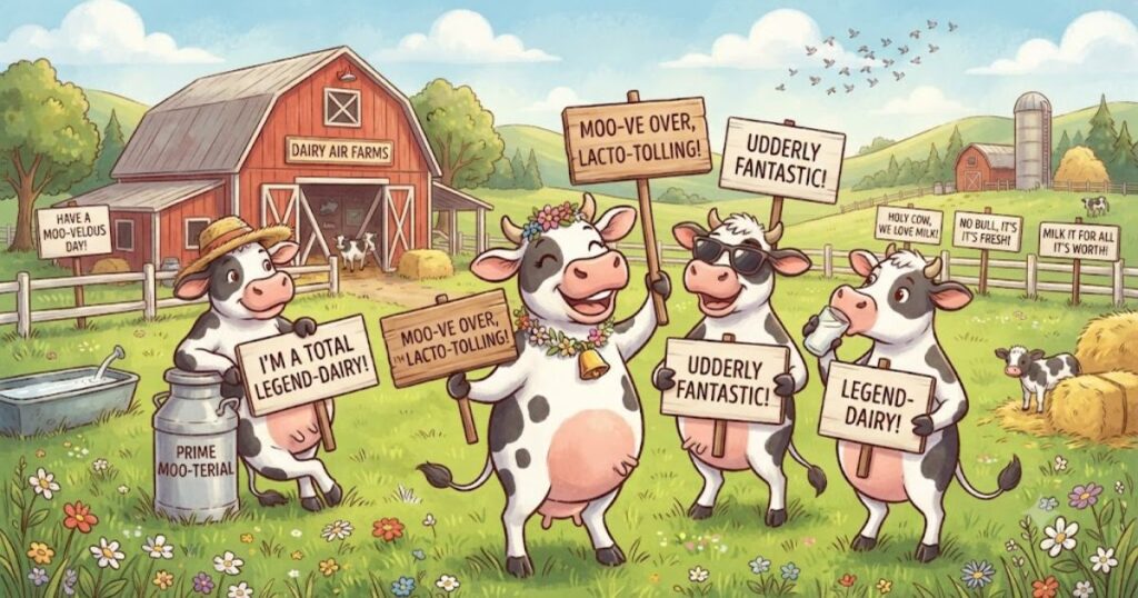 Cow and Farm Milk Puns