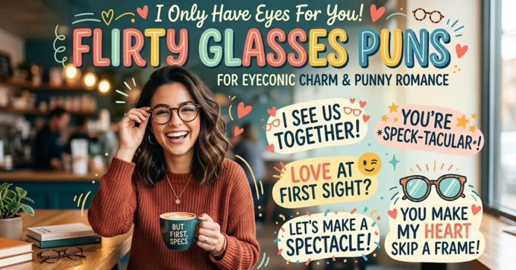 Flirty Glasses Puns