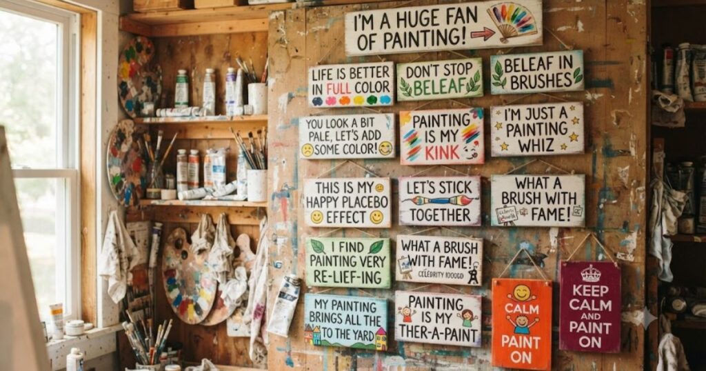 Funny Paint Puns One Liners