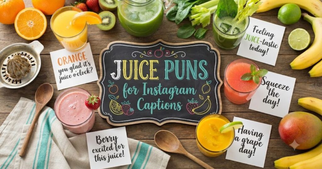 Juice Puns for Instagram Captions