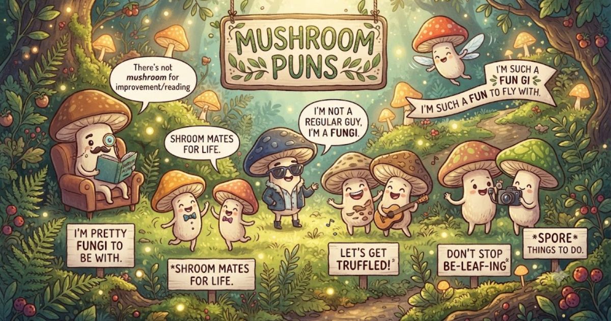 mushroom puns