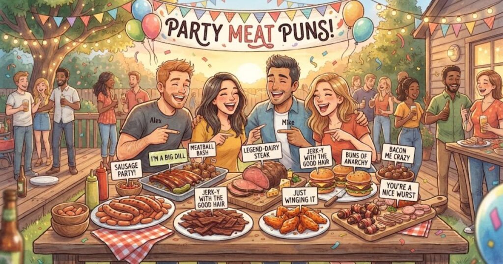 Party Meat Puns