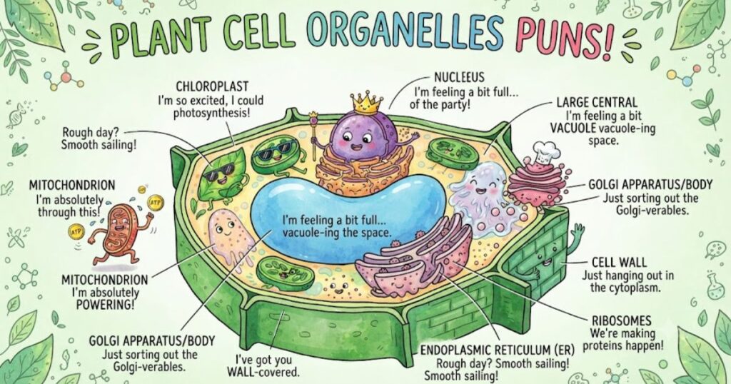 Plant Cell Organelles Puns