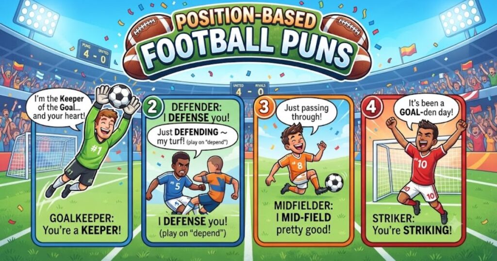 Position-Based Football Puns