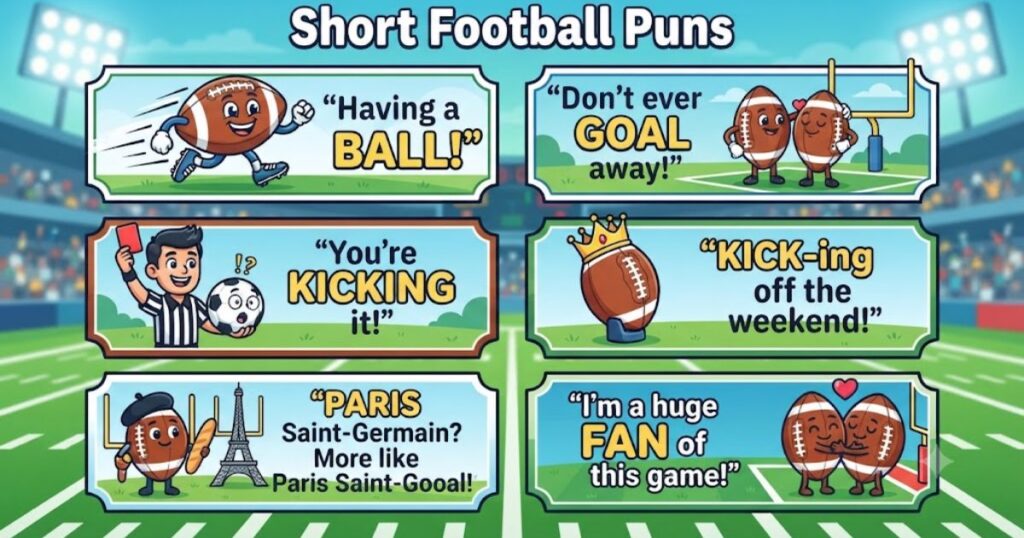 Short Football Puns