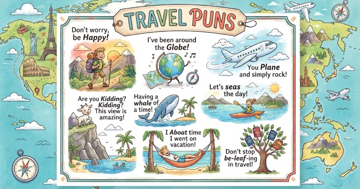 travel puns