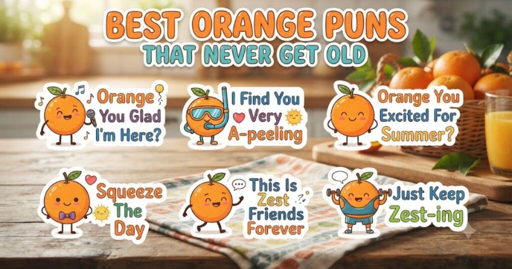 Best Orange Puns That Never Get Old