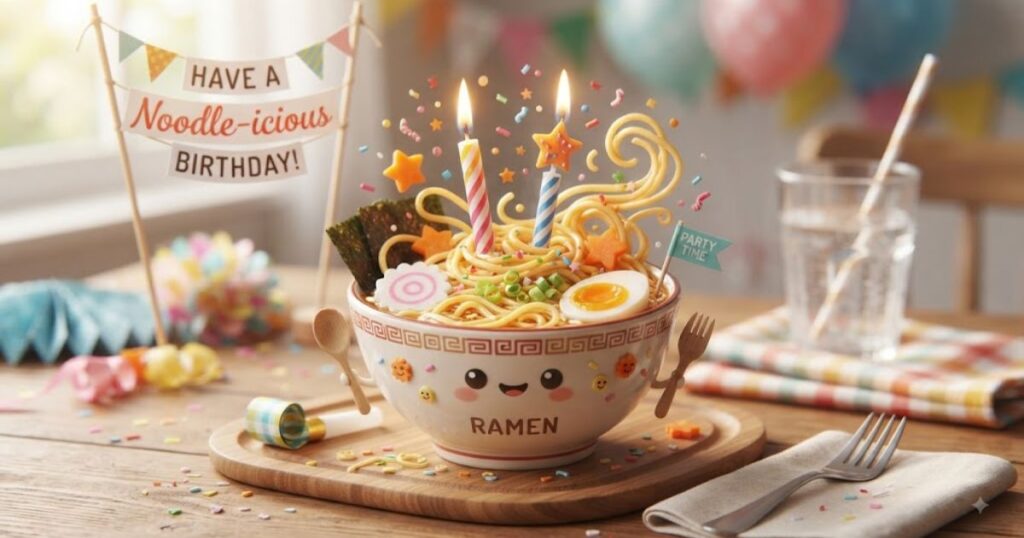 Birthday Noodle Puns