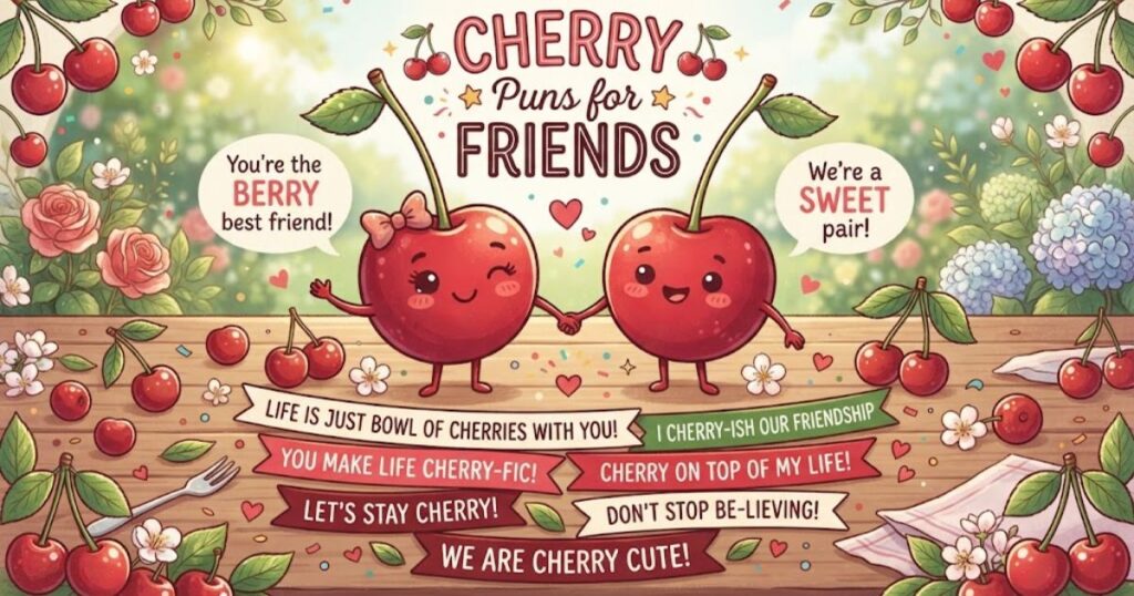 Cherry Puns for Friends