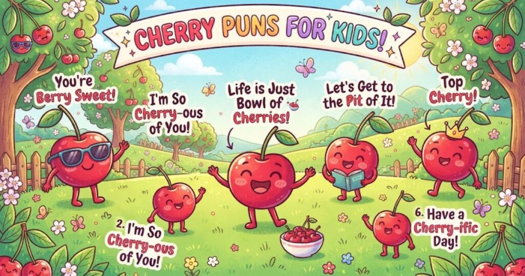 Cherry Puns for Kids