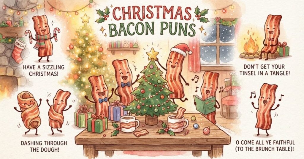 Christmas Bacon Puns