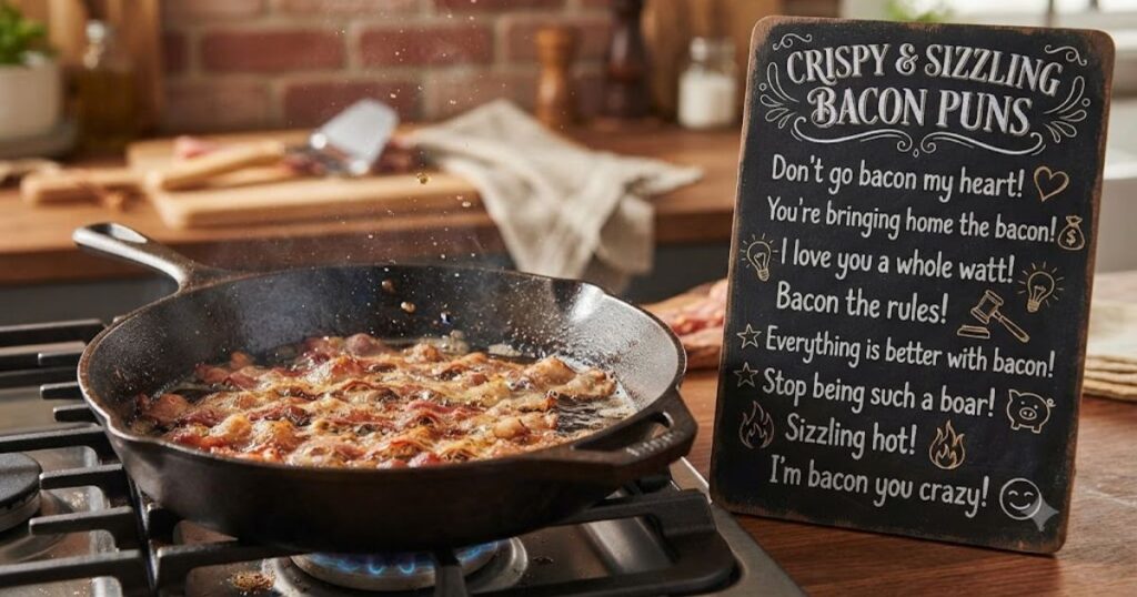Crispy & Sizzling Bacon Puns