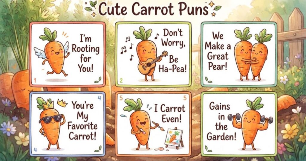 Cute Carrot Puns
