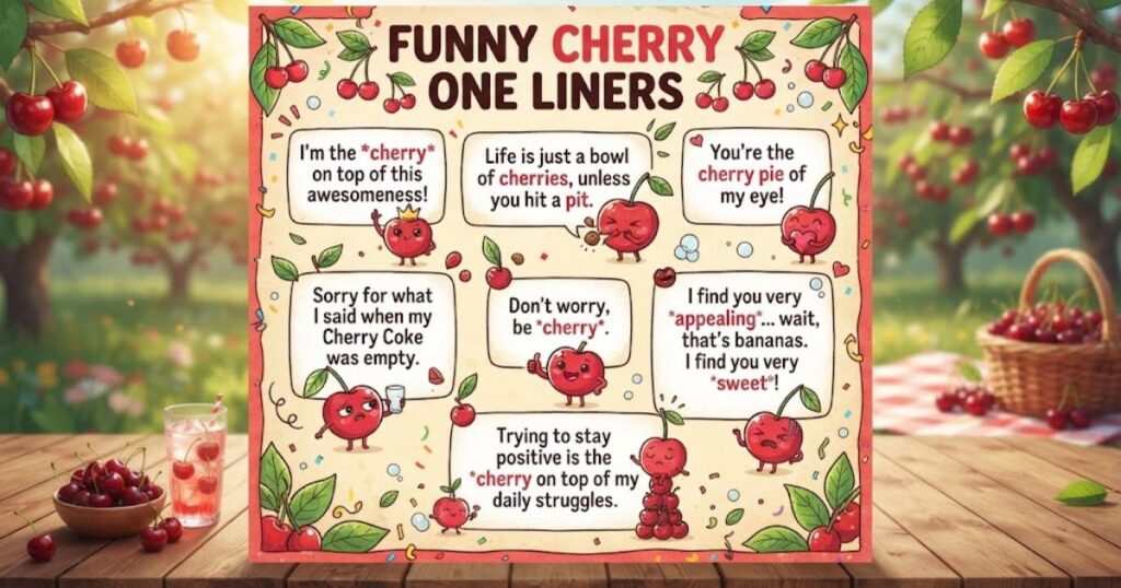 Funny Cherry One Liners