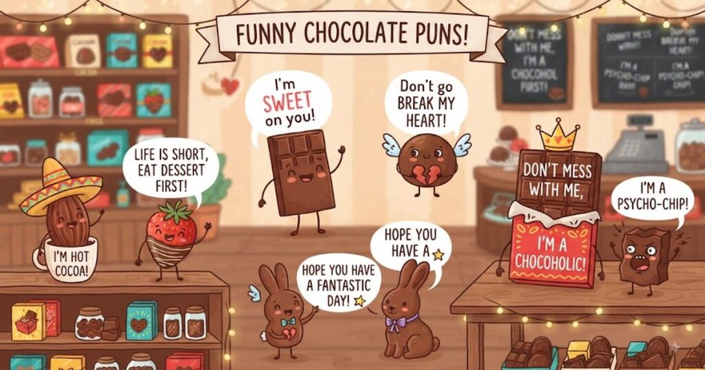 Funny Chocolate Puns