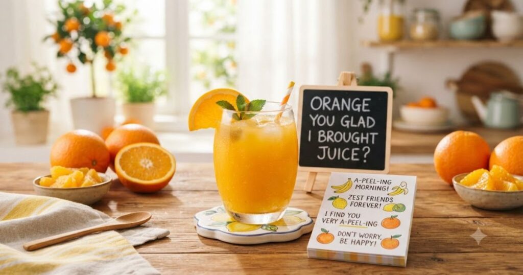 Orange Juice and Citrus Puns