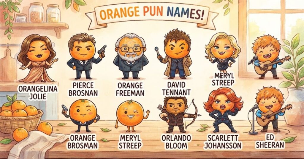 Orange Pun Names