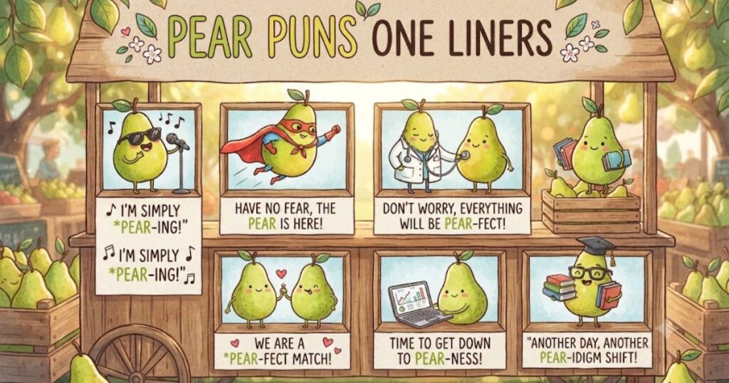 Pear Puns One Liners