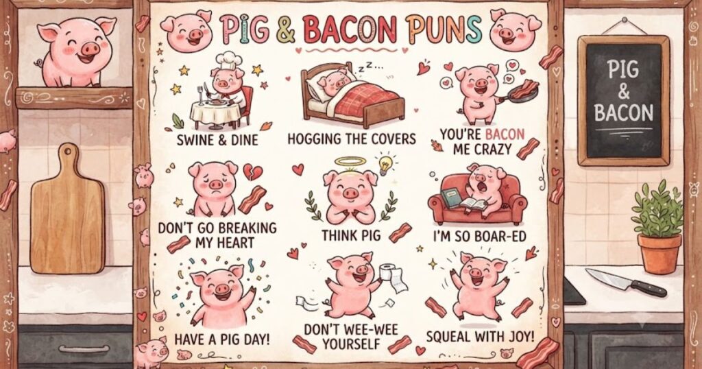 Pig & Bacon Puns