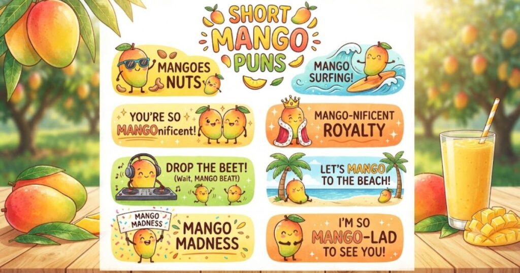 Short Mango Puns