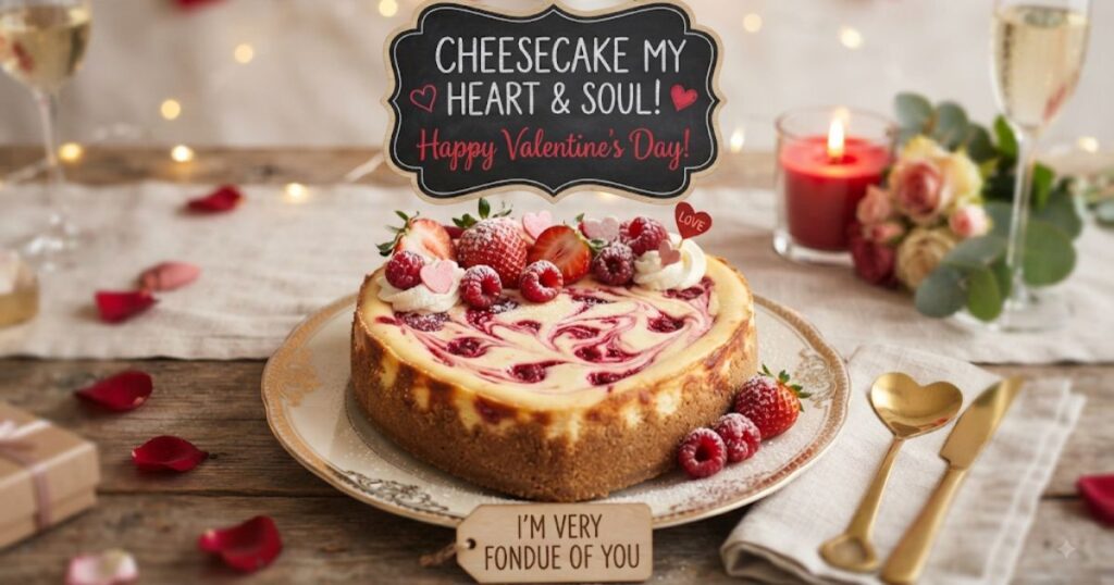 Valentine’s Day Cheesecake Puns