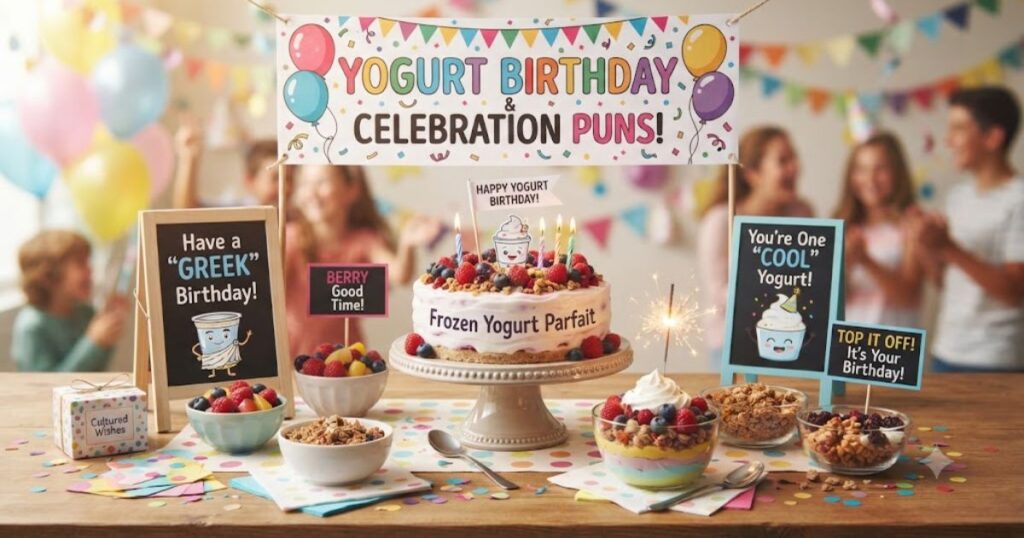 Yogurt Birthday & Celebration Puns