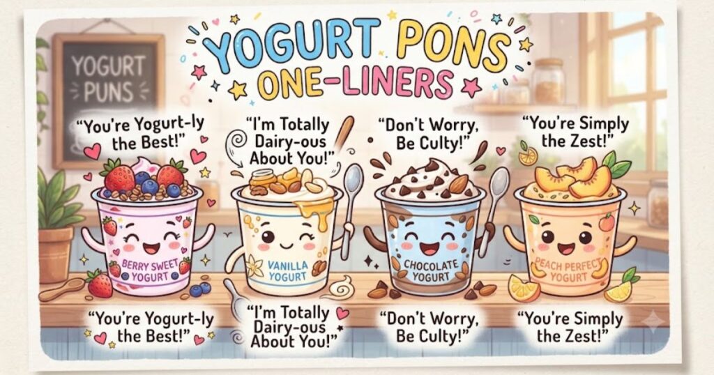 Yogurt Puns One Liners