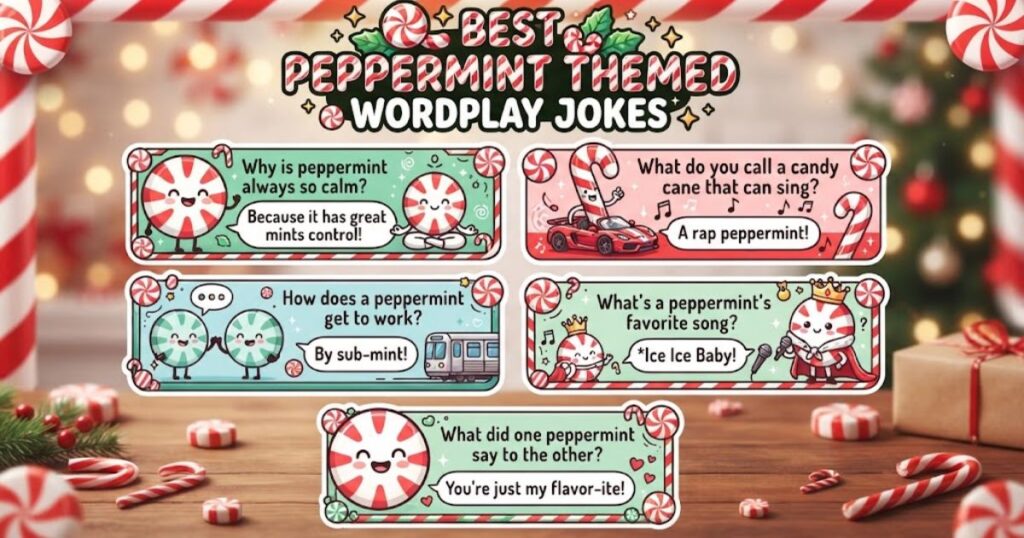 🍭 Best Peppermint Themed Wordplay Jokes
